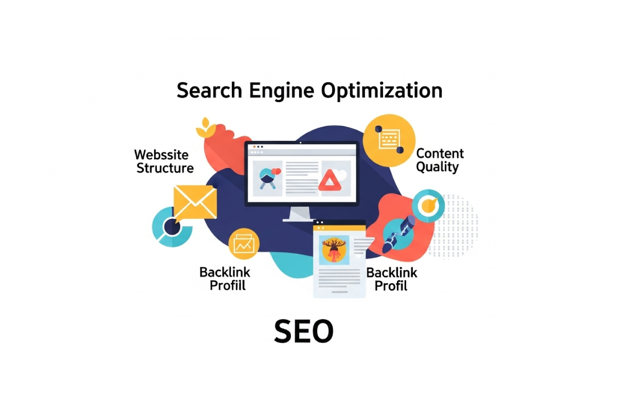 بهینه‌ سازی برای موتورهای جستجو (SEO)