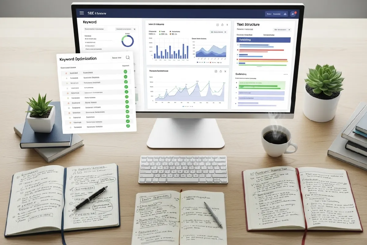 بهینه سازی کلمات کلیدی و ساختار متن