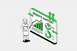 گزارش دهی شفاف در پشتیبانی وب سایت