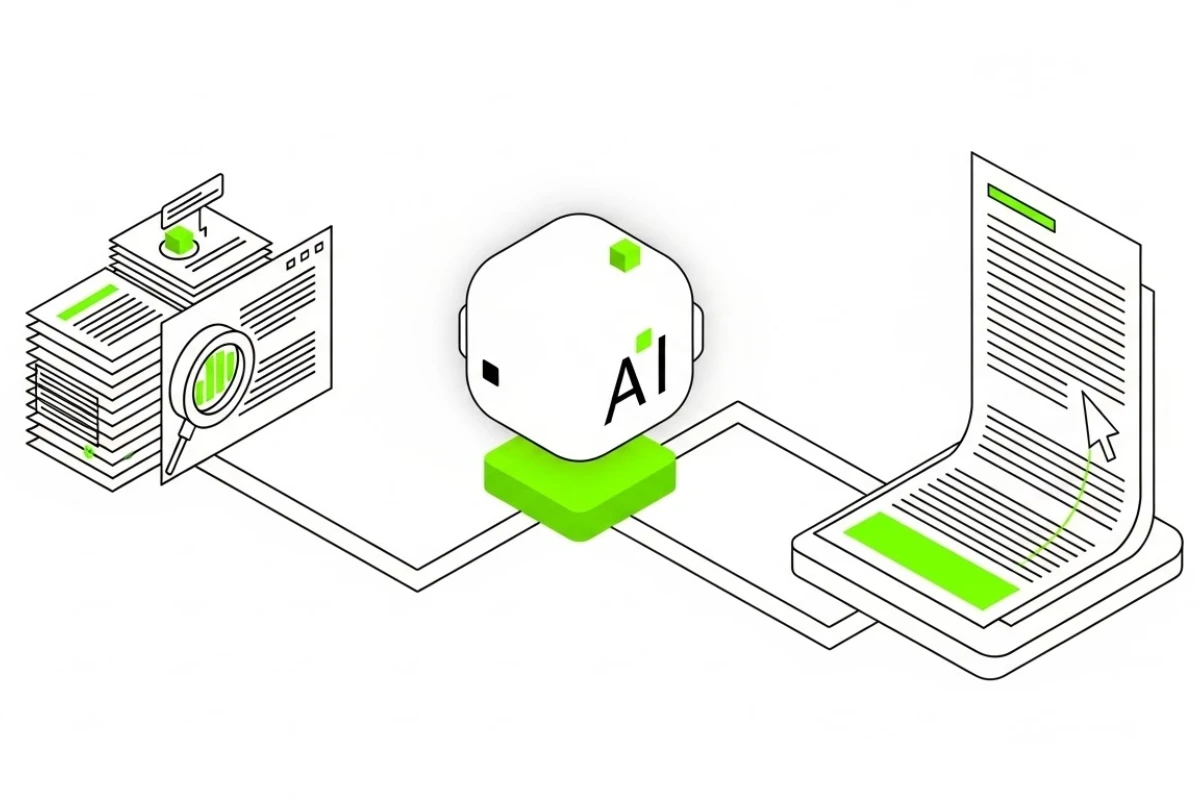 هوش مصنوعی به عنوان دستیار تحقیق و پیش نویس